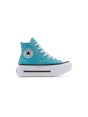 Converse Chuck Taylor All Star Lift Double Stack Platform Blue Жени - Спортни обувки Converse - Син - A15543C-6.5 - Size: 6.5
