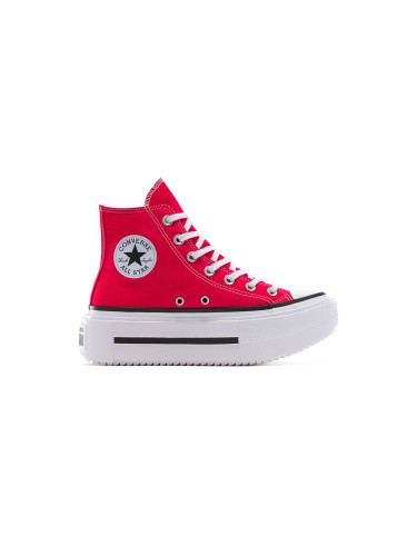 Converse Chuck Taylor All Star Lift Double Stack Platform Red A15542C Жени - Спортни обувки Converse - Червен - A15542C-6.5 - Size: 6.5