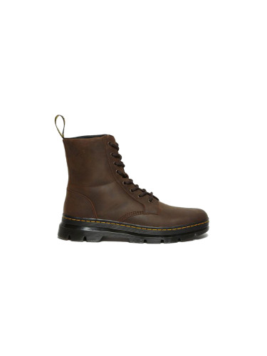 Dr. Martens Combs Leather Brown Unisex - Обувки Dr. Martens - Кафяв - DM26006207-9 - Size: 9