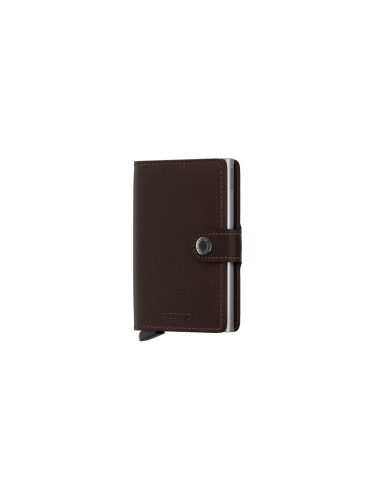 Secrid Miniwallet Original Dark Brown Unisex - Портфейли Secrid - Кафяв - M-DARK-BROWN-One-size - Size: One size