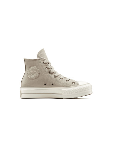 Converse Chuck Taylor All Star Lift Platform Suede Жени - Спортни обувки Converse - Светло кафяв - A12966C-7 - Size: 7
