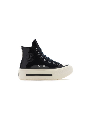 Converse Chuck Taylor All Star Lift Double Stack Platform Patent Leather Жени - Спортни обувки Converse - Черен - A12977C-6 - Size: 6
