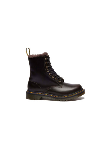 Dr. Martens 1460 Serena Faux Fur Leather Boots Brown DM41414020 Жени - Обувки Dr. Martens - Кафяв - DM41414020-4 - Size: 4