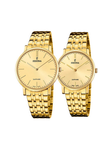 Комплект часовници за двойки Festina Swiss Made F20046/3-F20048/3