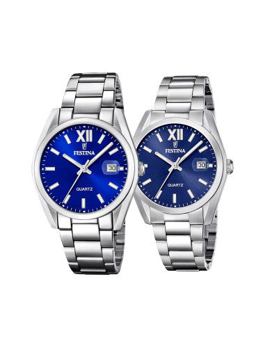 Комплект часовници за двойки Festina F20683/4-F20707/7