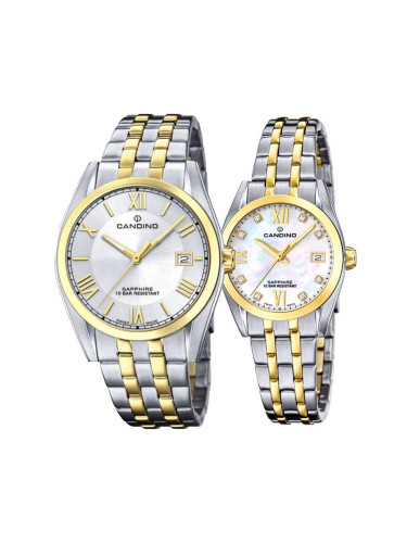 Комплект часовници за двойки Candino C4702/A-C4704/E