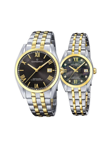 Комплект часовници за двойки Candino C4702/D-C4704/H