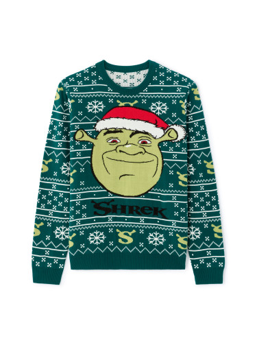 Коледен пуловер с Шрек за мъже