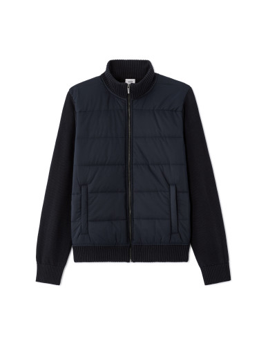 Мъжко тъмносиньо бомбър яке