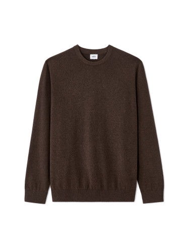 Кафяв пуловер Celio Decoton