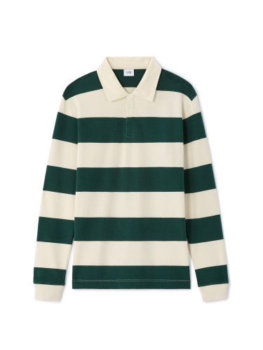 Мъжка раирана поло тениска Celio