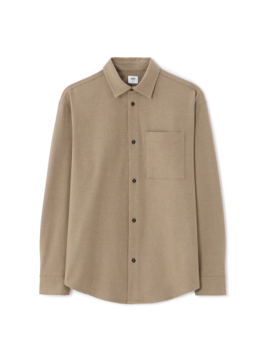 Мъжка бежова риза Celio Manelset