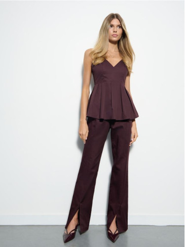 Mohito - Панталон flare - махагон