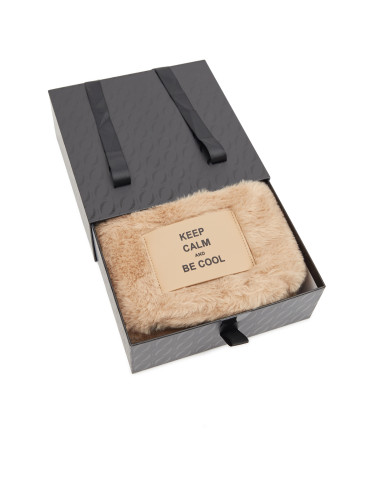 Бежова дамска чанта в подаръчна кутия ORSAY