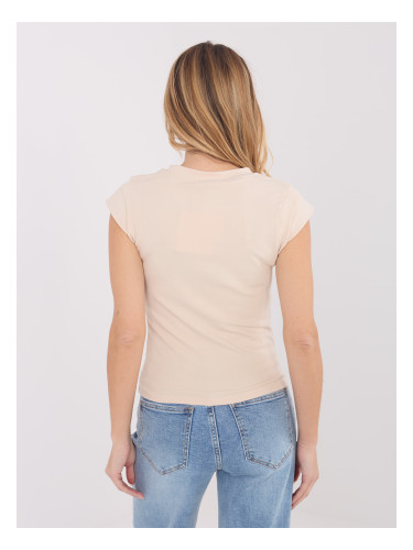 Светлобежова блуза