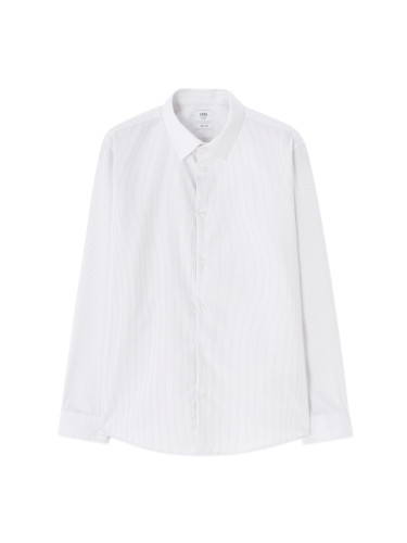 Бяла мъжка риза Celio