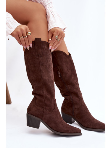 Дамски каубойски ботуши Jazelle