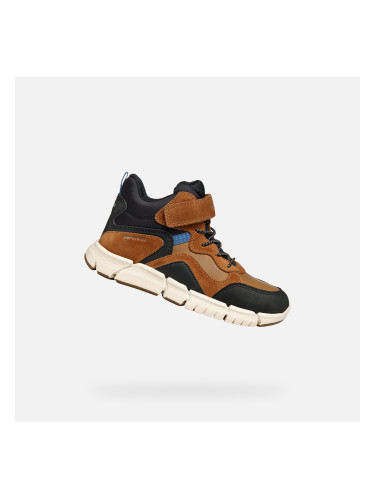 Кафяви боти Geox Flexyper Boy B ABX