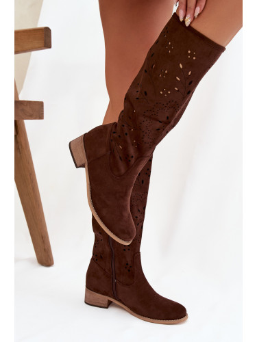 Дамски ботуши Helinna с плоски ток