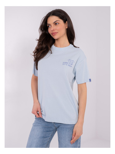 Дамска светлосиня тениска