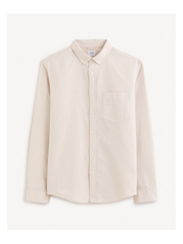 Мъжка бежова риза Celio Daxfordmc