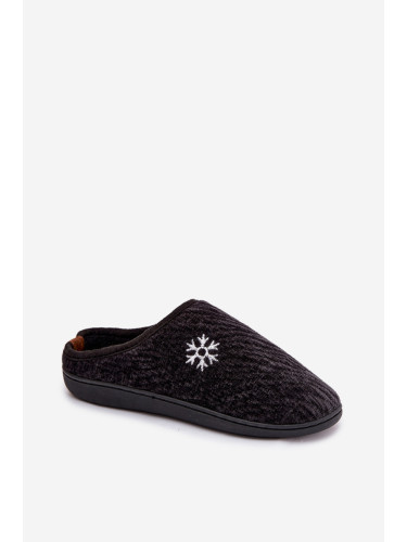 Мъжки черни чехли Darline