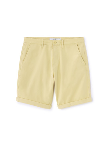 Мъжки жълти чинос шорти Celio