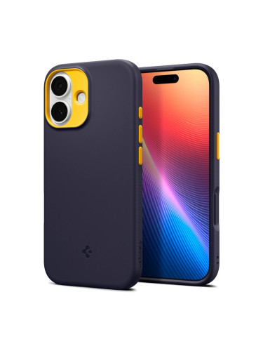 Оригинален кейс Spigen Nano Pop MagSafe, За iPhone 17 (6.3), Тъмносин