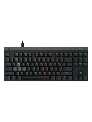  Гейминг клавиатура Logitech - G515 RAPID TKL, RGB, US, черна