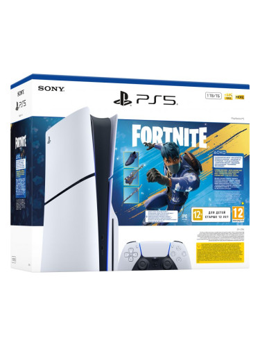 Конзола Конзола PlayStation 5 (Slim) - Fortnite Flowering Chaos Bundle