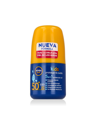 Nivea Sun Kids Protect & Care SPF50+ Слънцезащитна козметика за тяло за деца Рол-он 50 ml