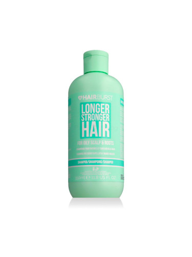 HairBurst Longer Stronger Hair Shampoo For Oily Scalp & Roots Шампоан 350 ml