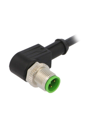 Кабел за датчик 7000-12101-6140500, 4пина, ъглов конектор, 5m, M12mm