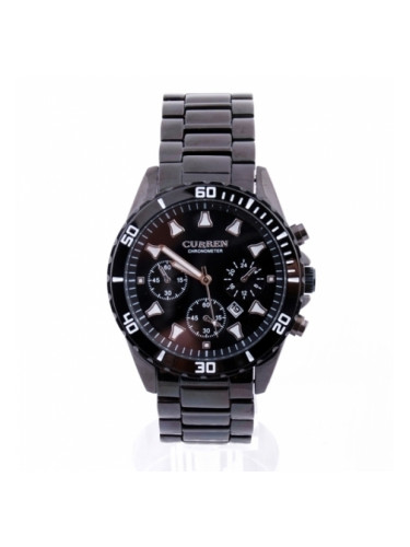 Спортен мъжки часовник в черно