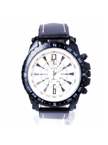 Мъжки часовник с черна каишка