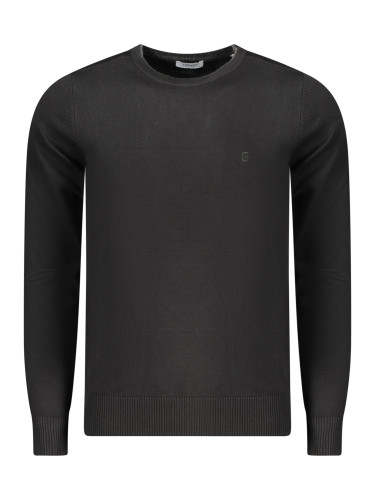 Мъжки черен пуловер COVERI MOVING