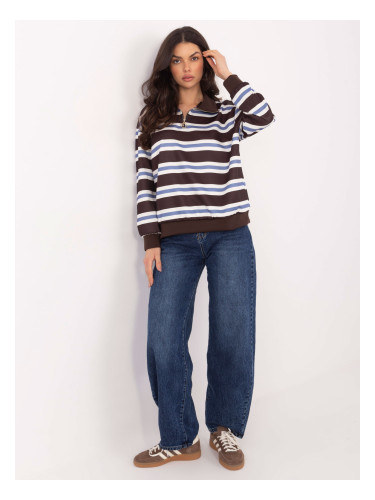 Раирана блуза с къс ръкав