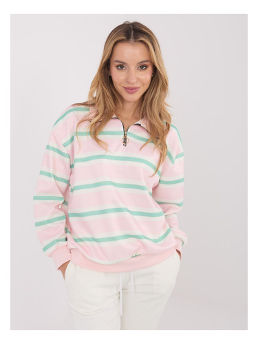 Розова раирана блуза