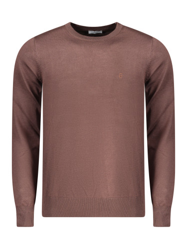 Кафяв мъжки пуловер COVERI MOVING