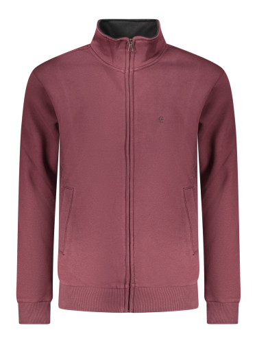 Мъжки червен суитшърт с цип