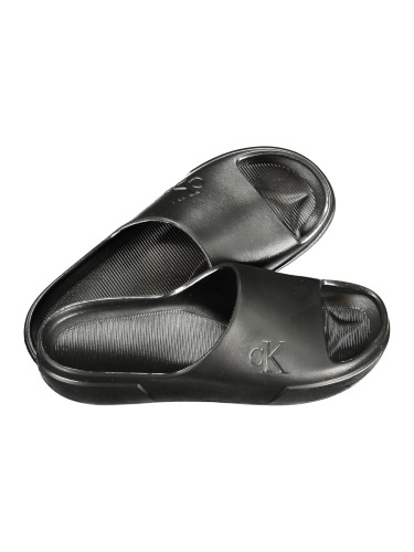 CALVIN KLEIN MEN'S BLACK SLIPPER FOOTWEAR