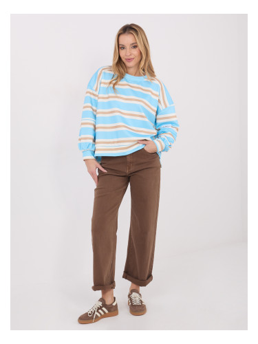 Дамски раиран суитшърт