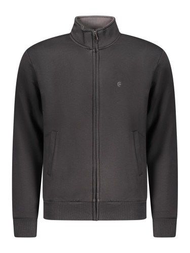 Черен мъжки суитшърт с цип