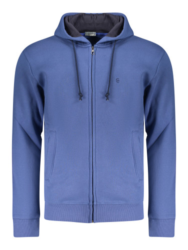 Мъжки син суитшърт с цип COVERI MOVING