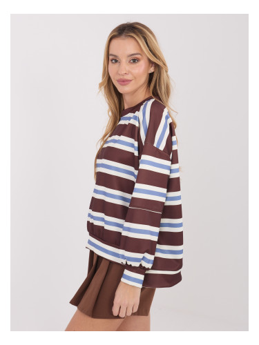 Дамски раиран суитшърт