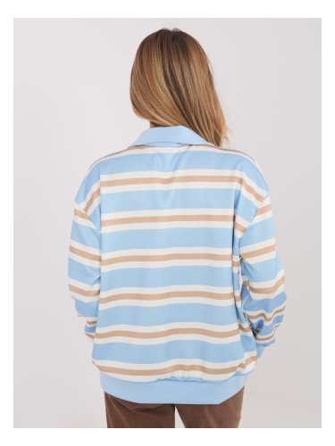 Раирана блуза с яка