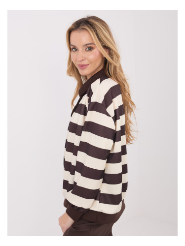 Раирана блуза с къс ръкав