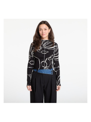 Тениска Desigual Londres T-Shirt Black L