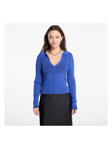 Пуловер Desigual Buttoned Sweater Blue L