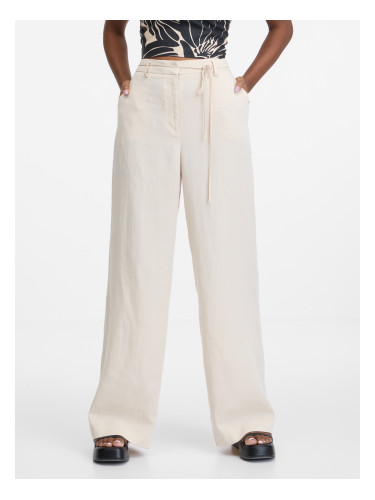 Orsay Beige Women's Trousers - Ladies